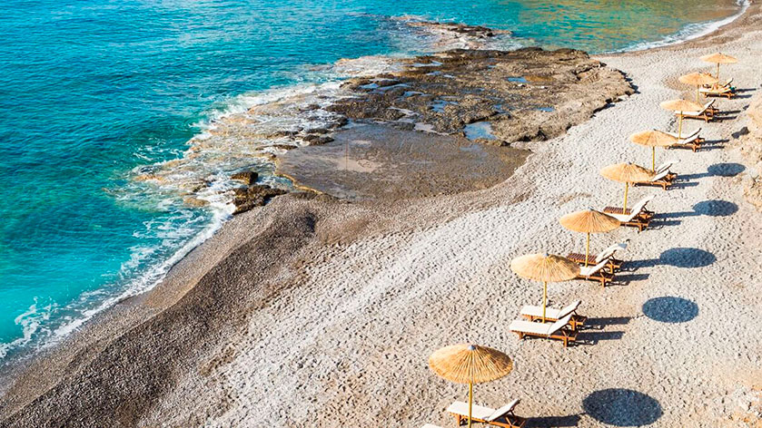 Filaki Beach - a true naturist spot