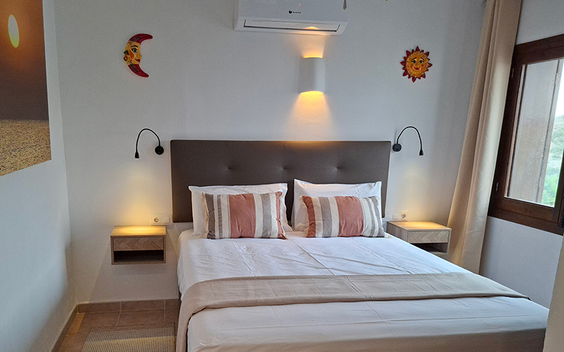 The guest rooms Ananda, Prana and Shanti