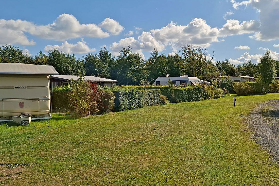 Green camping pitches especially for members of De Brongaard