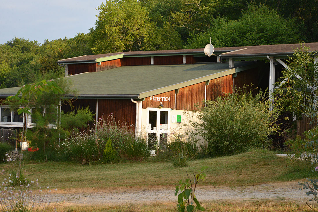 The reception building