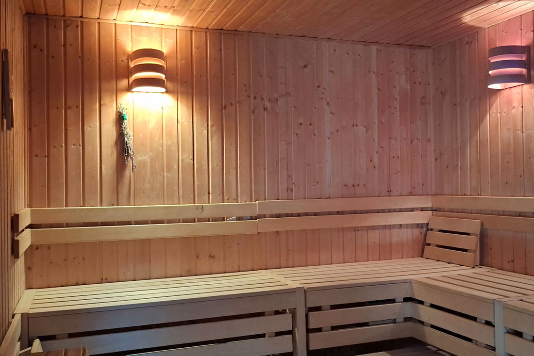 Sauna at naturist site De Brongaard Hellevoetsluis