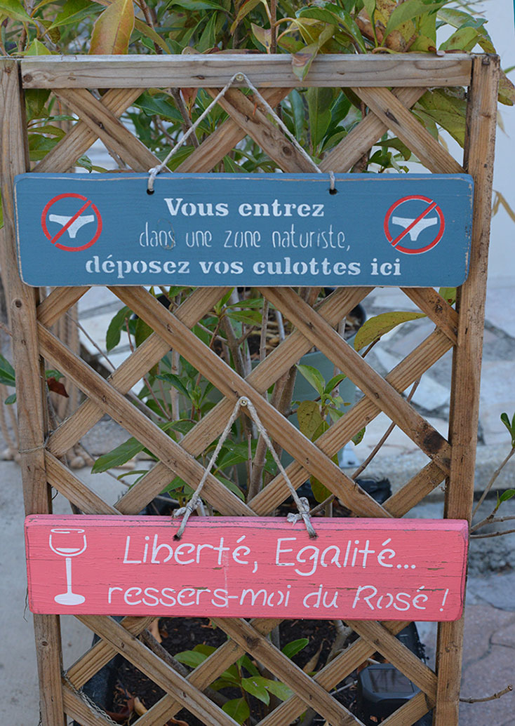 Approaching a naturist property